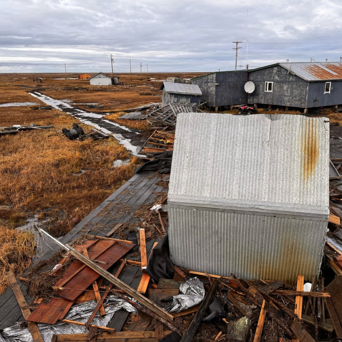 Who pays when a remote Alaska village can no longer stay?